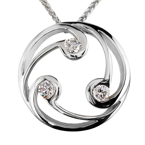 Katherine Celtic Diamond pendant
