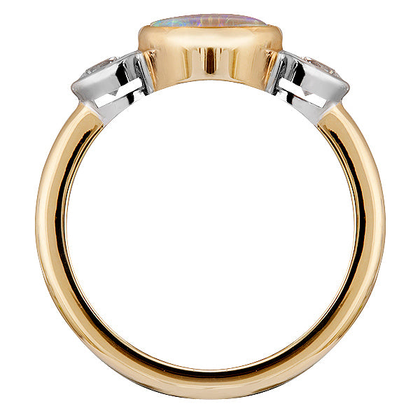 Harrogate Opal & Diamond Ring
