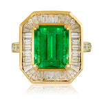 Highclere Emerald & Diamond Ring