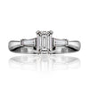 Windsor Trilogy Emerald Cut Diamond Ring