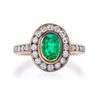 Orient Emerald & Diamond Ring