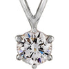 Radiance Solitaire Diamond Pendant