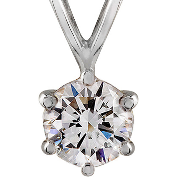 Radiance Solitaire Diamond Pendant