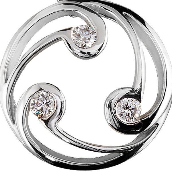 Katherine Celtic Diamond pendant