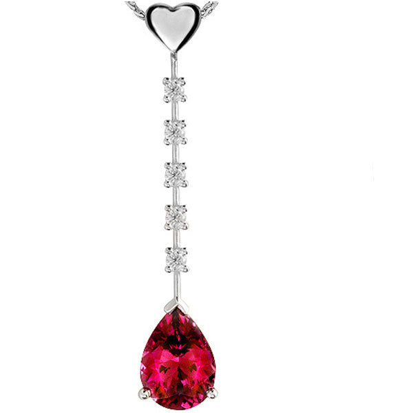 Harmony Garnet & Diamond Pendant