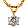 Classic Diamond Solitaire Pendant