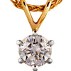 Classic Diamond Solitaire Pendant