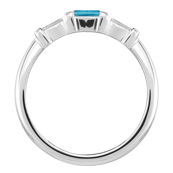 Keswick Aquamarine & Diamond Ring
