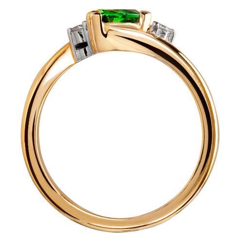 Constellation Tsavorite Garnet & Diamond Ring