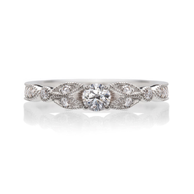 Vintage Style Leaf Ring