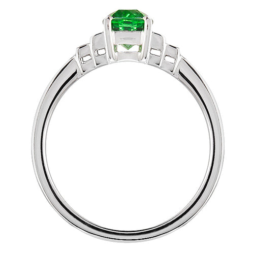 Harrogate Tsavorite Garnet & Diamond Ring