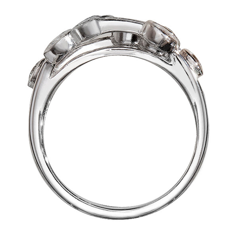 Nine Lives Platinum & Diamond Ring