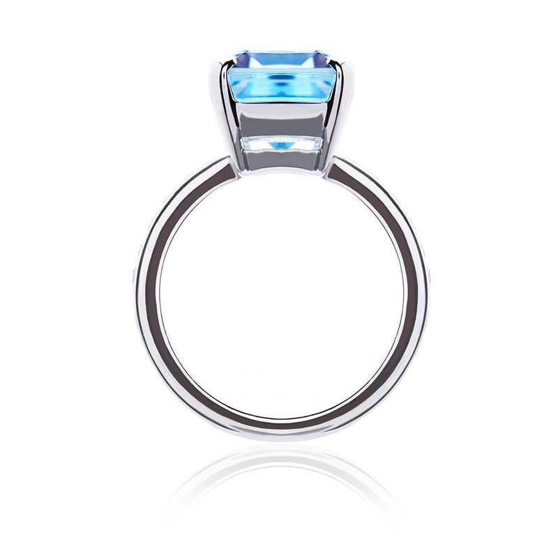 Guildford Aquamarine & Diamond Ring