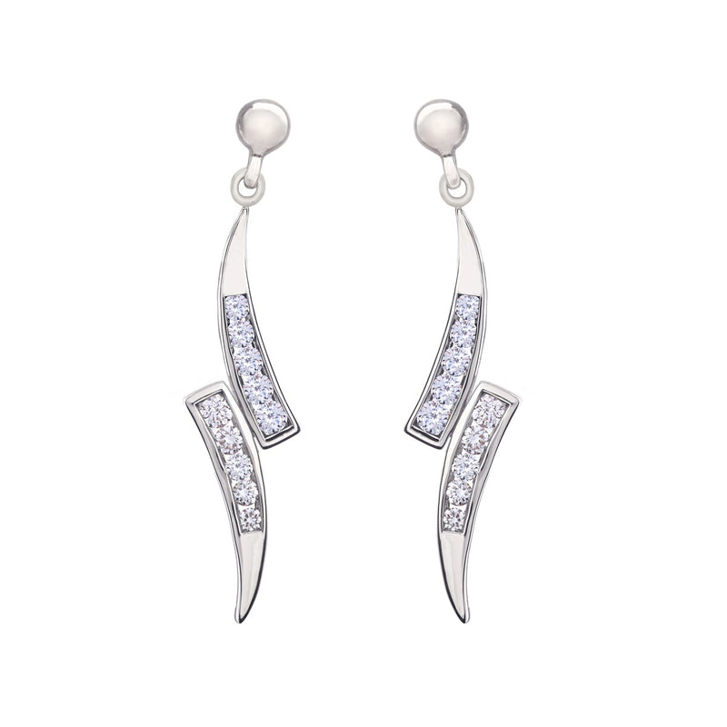 Diamond Spike Earrings