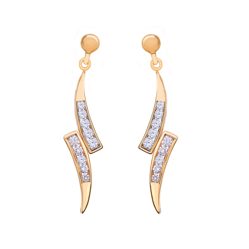 Diamond Spike Earrings