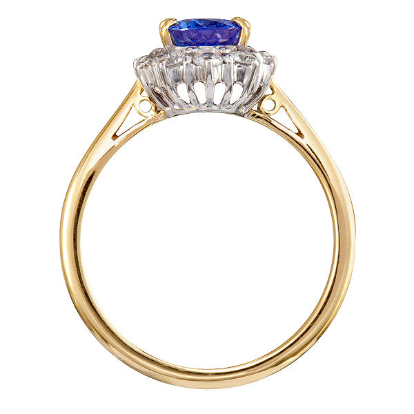 Marlborough Tanzanite & Diamond Ring