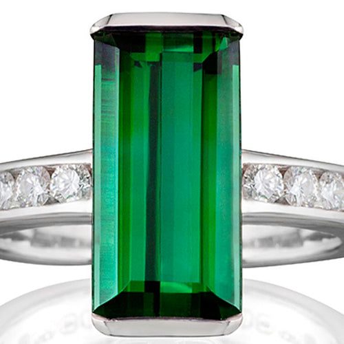 Guildford Tourmaline & Diamond Ring