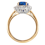 Knightsbridge Sapphire & Diamond Cluster Ring