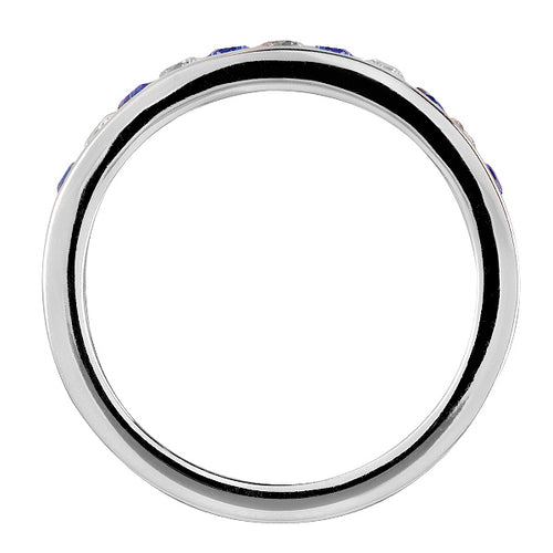 Classic Sapphire & Diamond Eternity Ring