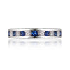 Classic Sapphire & Diamond Eternity Ring