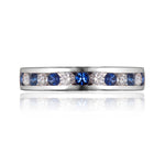Classic Sapphire & Diamond Eternity Ring