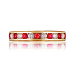 Classic Ruby & Diamond Eternity Ring