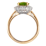 Knightsbridge Peridot & Diamond Ring