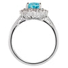 Knightsbridge Aquamarine & Diamond Ring