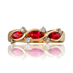 Honour Marquise Ruby & Diamond Ring