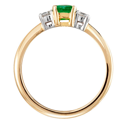 Kent Emerald & Diamond Ring