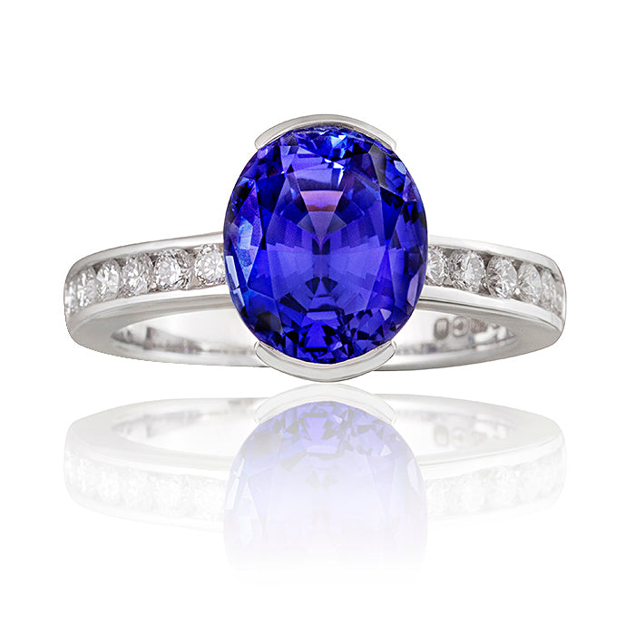 Guildford Tanzanite & Diamond Ring