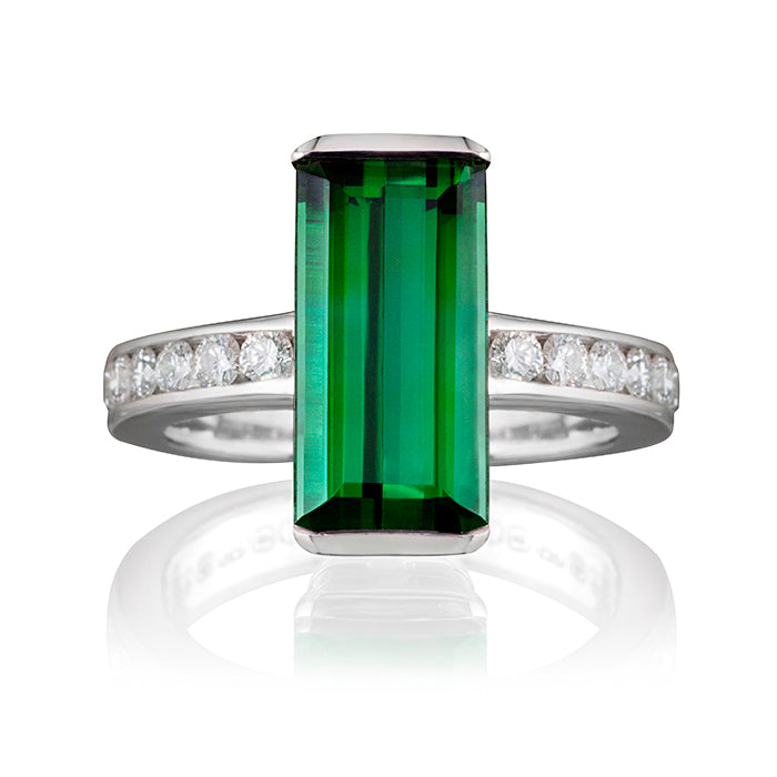 Guildford Tourmaline & Diamond Ring