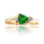 Constellation Tsavorite Garnet & Diamond Ring