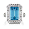 Heritage Aquamarine & Diamond Ring