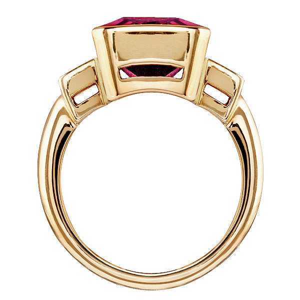 Shakespeare Tourmaline & Diamond Ring