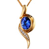 Tanzanite & Diamond Pendant