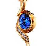 Tanzanite & Diamond Pendant