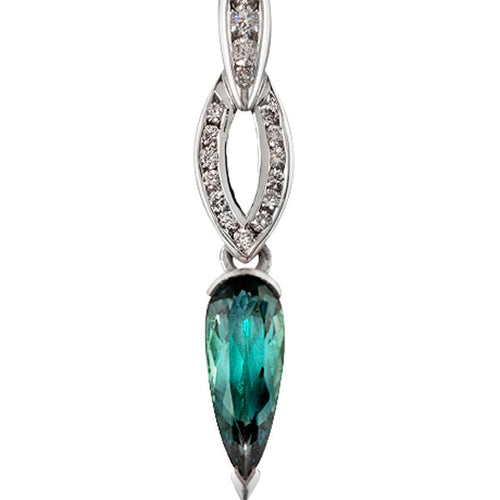 Countess Tourmaline & Diamond Pendant