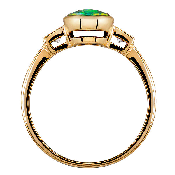 Harrogate Opal & Diamond Ring