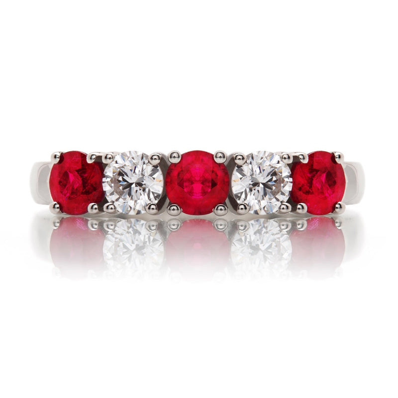 Symphony Ruby & Diamond Ring