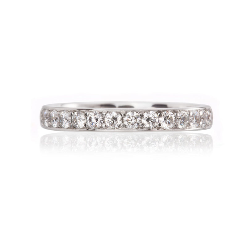 Diamond Set Wedding Band