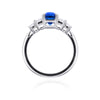 Art Deco Sapphire & Diamond Ring