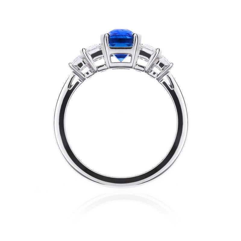 Art Deco Sapphire & Diamond Ring