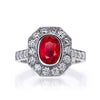 Platinum Ruby and Diamond Grand Heritage Ring