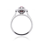 Platinum Ruby and Diamond Grand Heritage Ring