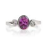 Grand Mayfair Pink Sapphire and Diamond Ring