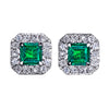 Emerald & Diamond Earrings