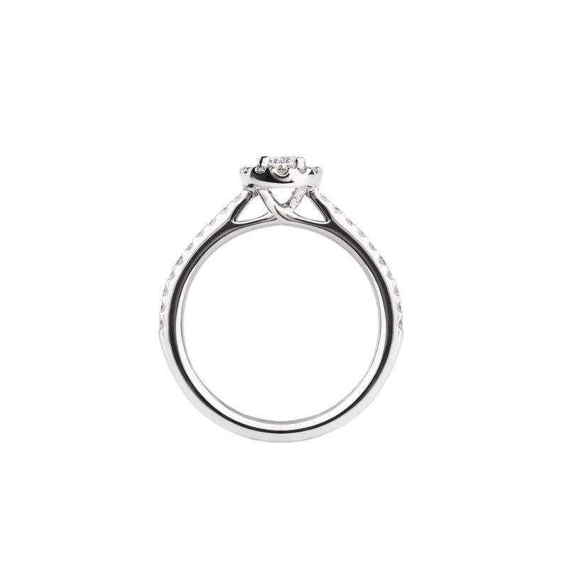 Oval Diamond Heritage Ring