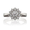 Knightsbridge Diamond Cluster Ring