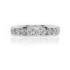 Classic Platinum Channel Set Diamond Ring